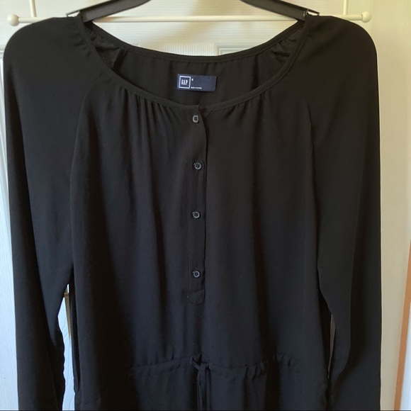 Gap black long sleeve cocktail dress small - Picture 3 of 10